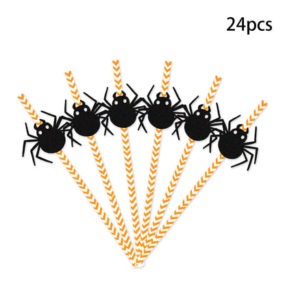 Fashion Simple Halloween Party Decoration Straw