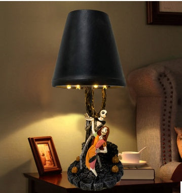 New Halloween Home Bedroom Jack Glowing Table Lamp LED Lamp Halloween Table Lamp